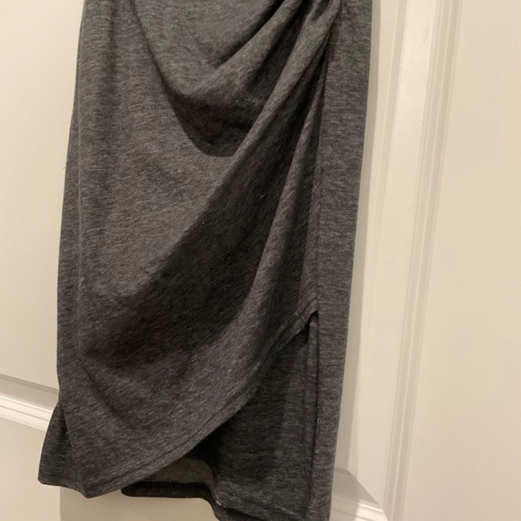 Leith midi gray sleeveless t-shirt dress - Picture 2 of 2